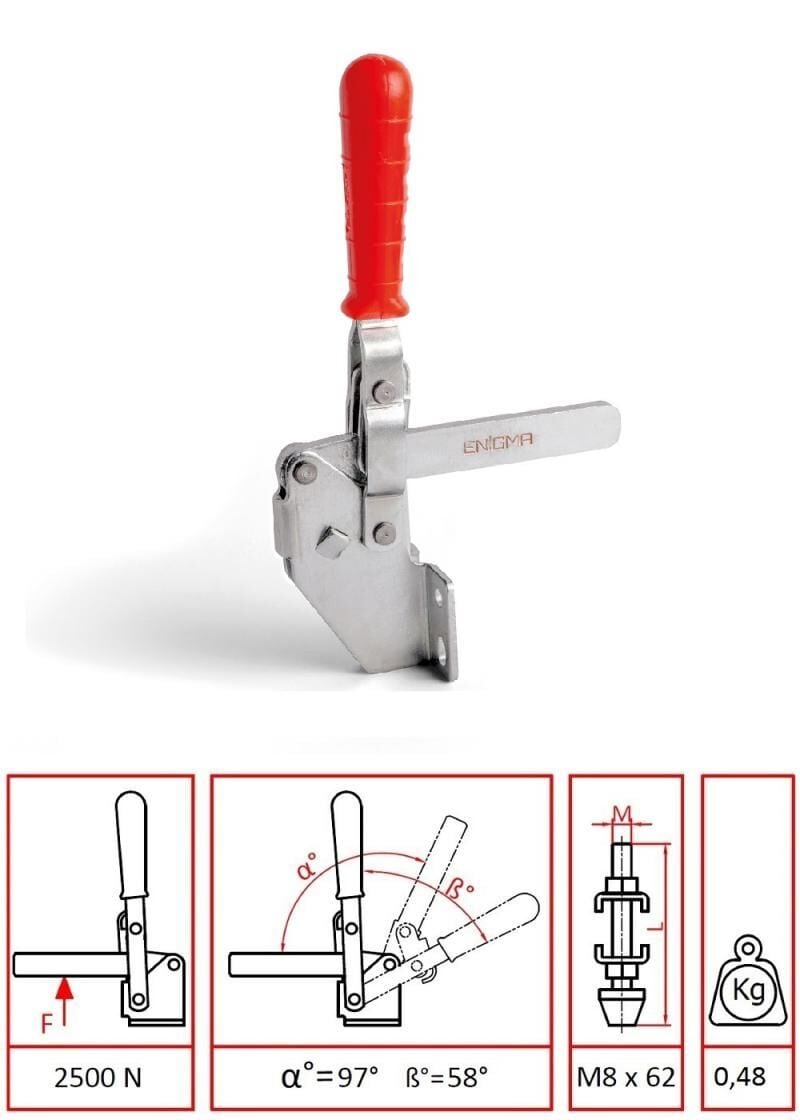 Enigma  1207 UFA-L Alın Taban Lamalı Klemp (1103 A-L1)