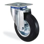 LASTİK DÖNER TEKER 080 MM K3302SLP080