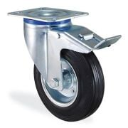 LASTİK FRENLİ TEKER 080 MM K3302SLP080F18