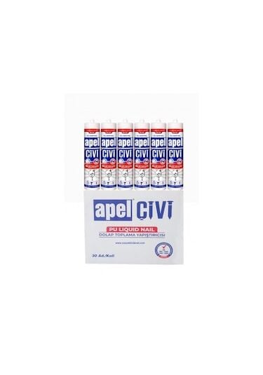 1 Koli (30 Adet) Apel Mk300 Poliüretan Sıvı Çivi 390 Gr