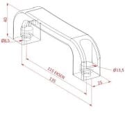 PLASTİK KULP 116 MM
