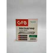 Maket Bıçağı Yedek Uç 100 Adet Maket Bıçağı Ağzı 1kutu