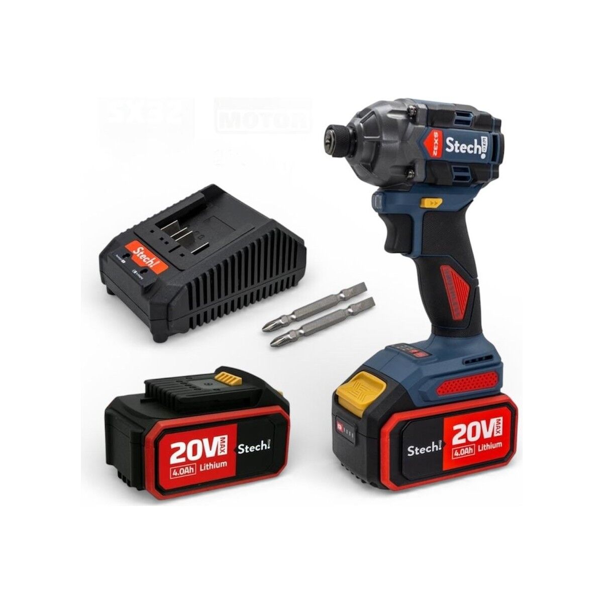 Stech-End Akülü Darbeli Vidalama 4.0 Ah 20V SX32