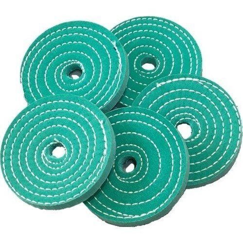 YEŞİL DİKİŞLİ BEZ 5 ADET 115 MM