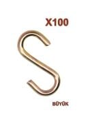 Beşel S Kanca Büyük 100 Adet