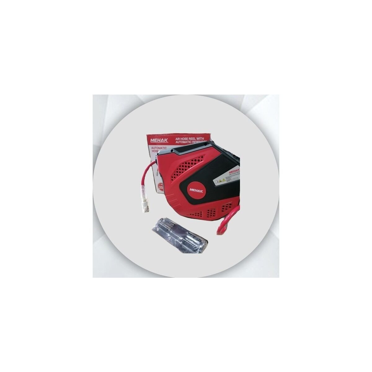 Makaralı Hava Hortumu 20 Metre 8*12