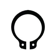 4 - 50 mm Çelik Dış Segman Çeşitleri DIN 471