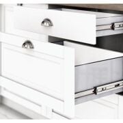 Galvanizli Teleskopik Çekmece Rayı 43X350