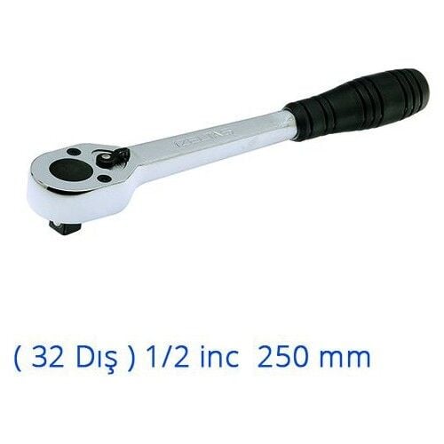 İzeltaş Cırcır Kolu ( 32 Dış ) 1/2'' 250 Mm