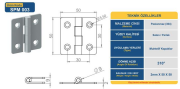 2X50X50 İNOX MENTEŞE
