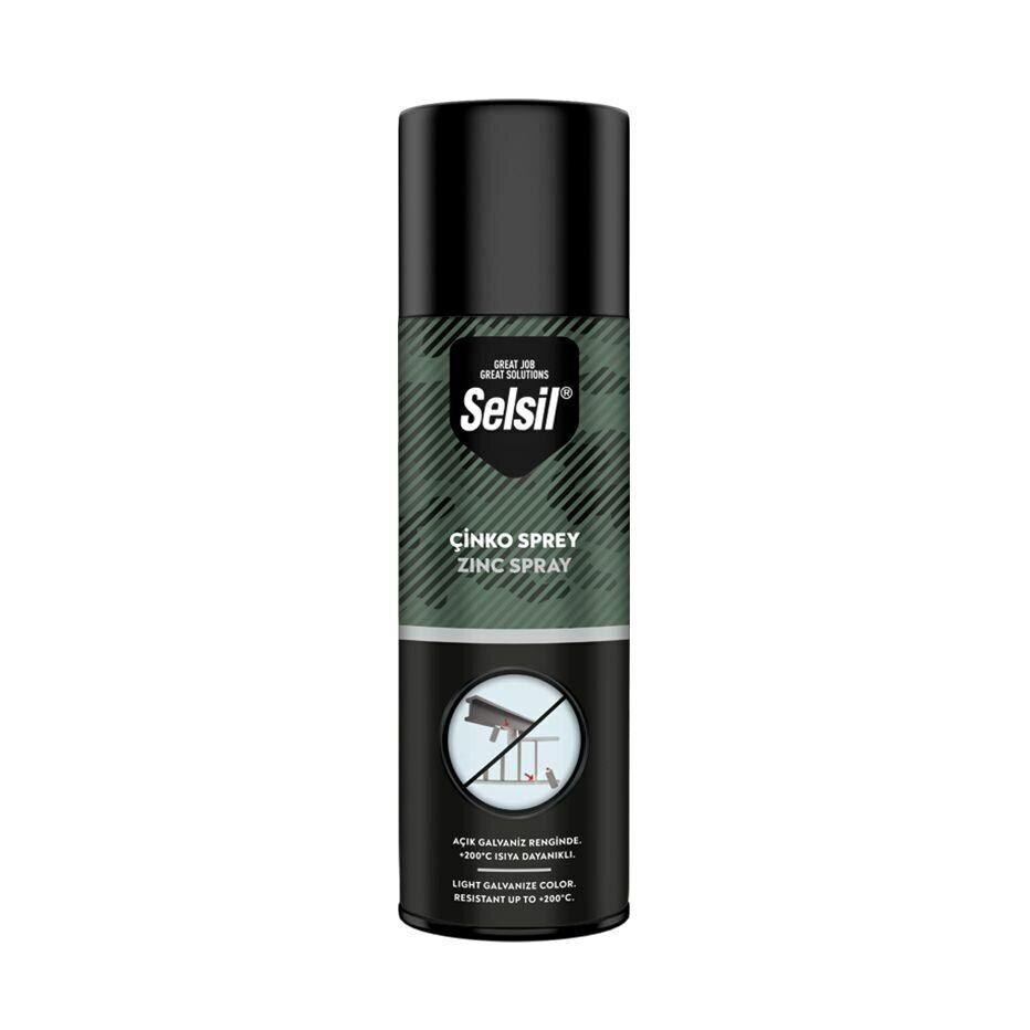 Selsil Isıya Dayanıklı Çinko Zinc Spreyi 400 Ml