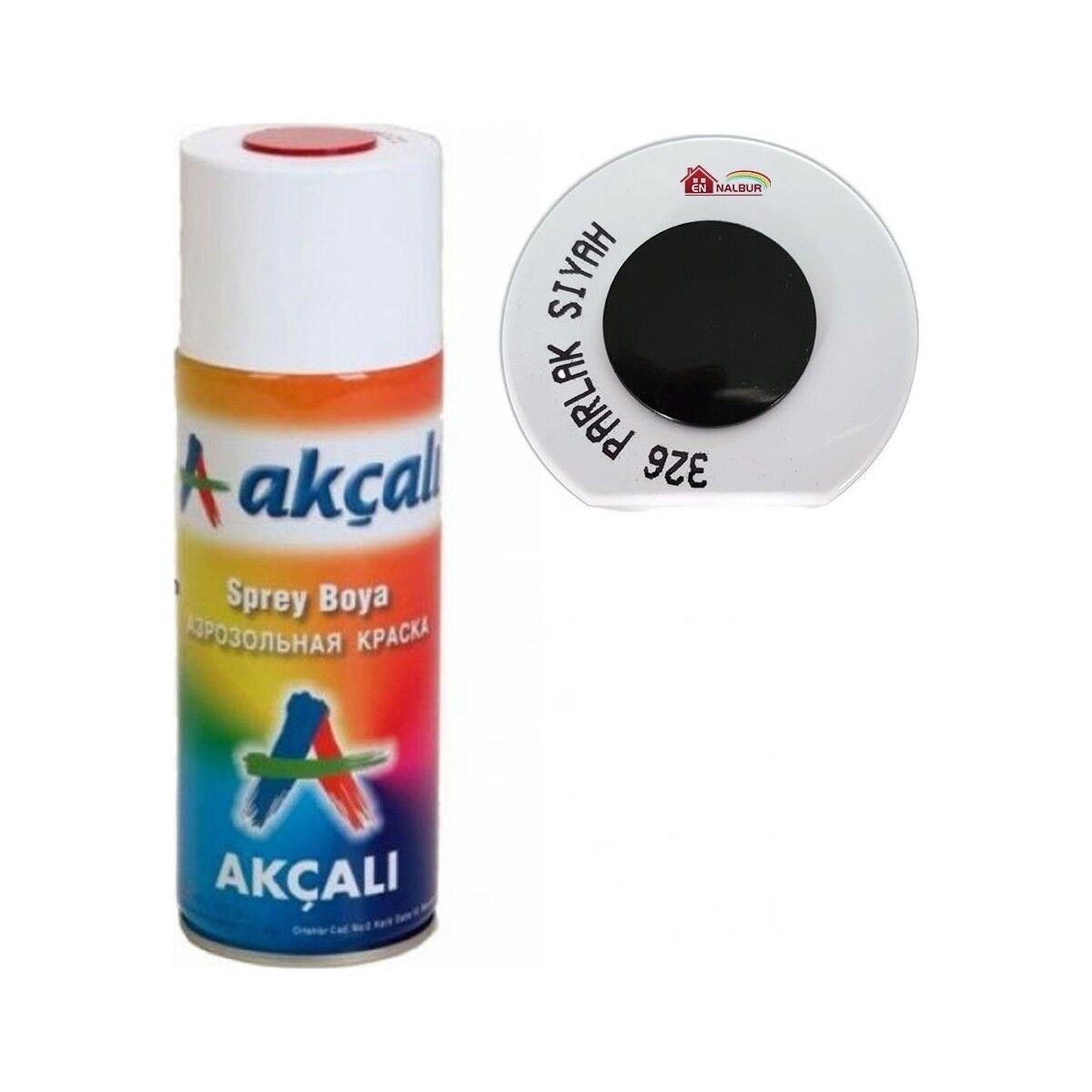 Sprey Boya 400 ml Parlak Siyah 326 Çok Yüzey Uyumlu İç ve Dış Mekan Kullanımına Dayanıklı