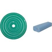 Can 115 Mm Polisaj Keçe Ve Grup Zımpara Mavi Cila Takımı