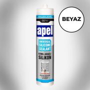 Apel Genel Amaçlı Beyaz Silikon 280 ml/320 gr (10 ADET)
