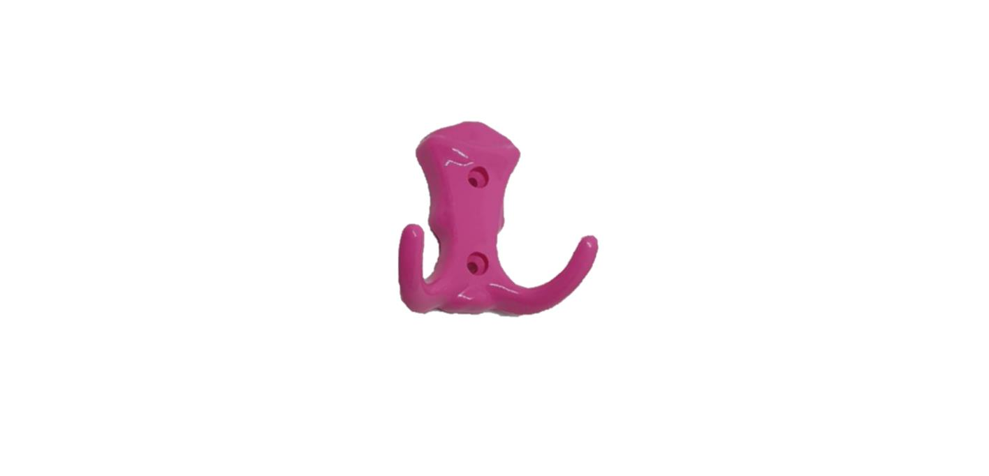 Çocuk Odası Pembe Bebek Dolap Mobilya Kulp,Düğme,Askı 1 Adet (Sert Plastik) ASKI