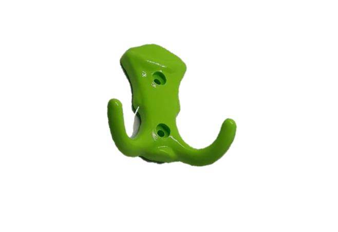 Çocuk Odası Yeşil Timsah Dolap Mobilya Kulp,Düğme,Askı 1 Adet (Sert Plastik) ASKI