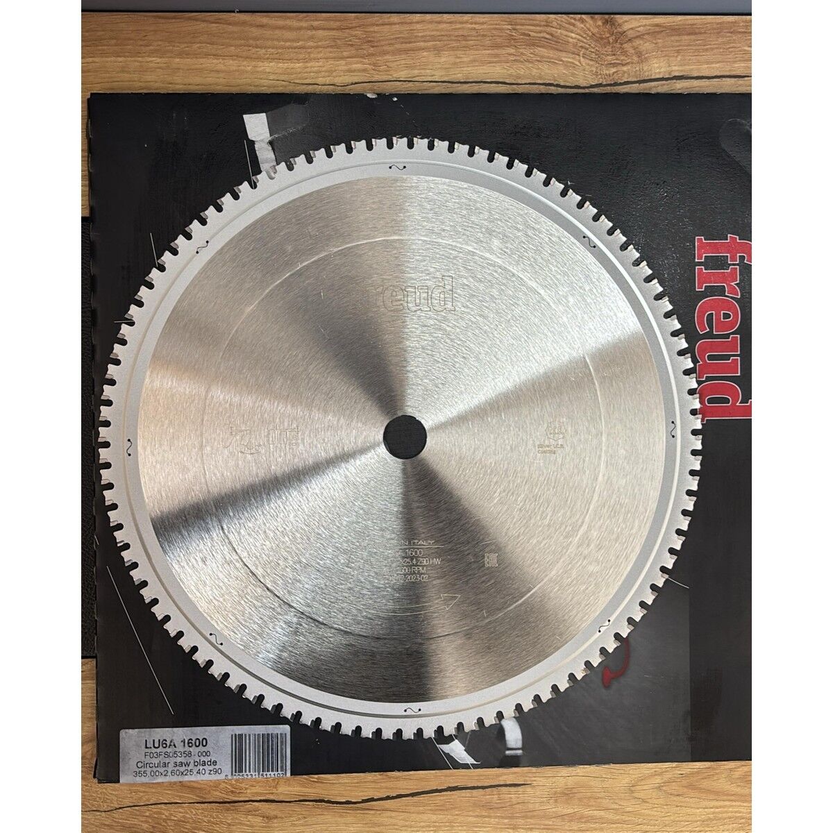 355X2,6X2,2X25,4X Z:90 Freud Demir Testere (LU6A 1600)