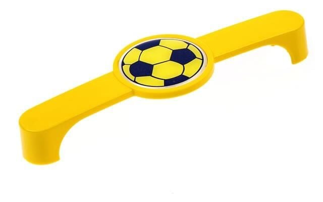 Çocuk Odası Sarı Mavi Top Dolap Mobilya Kulp,Düğme,4 Adet (Sert Plastik)