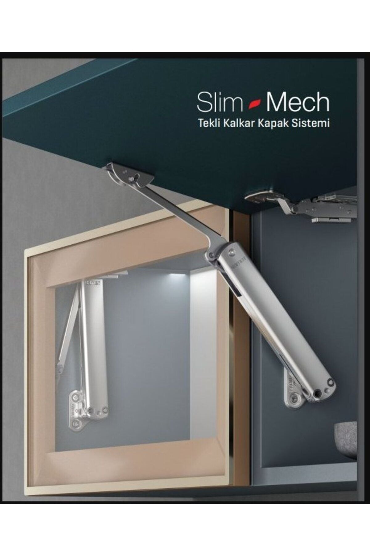 Slim-Mech D 2'li Paket  kalkar kapak mekanizması