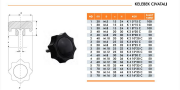 Kelebek Civatalı Bakalit Tutamak (Ölçü Seçiniz) M8x15 mm   - 30 mm