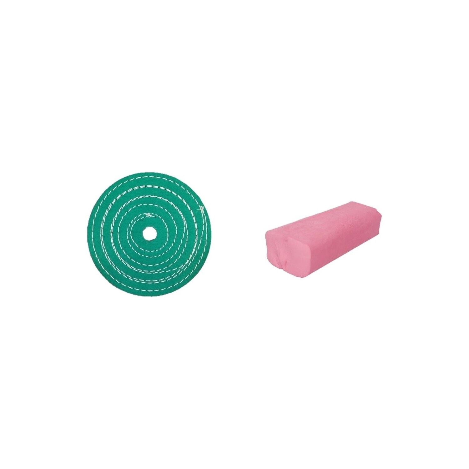 Can 150 mm Dikişli Polisaj Keçesi ve Marpol Pembe Cila Takımı
