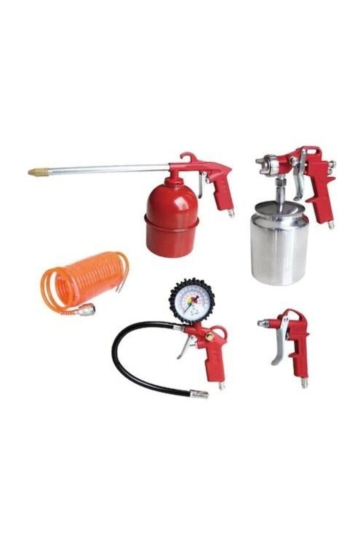 Attlas Hava Tabancası Kompresör Seti 5 Li