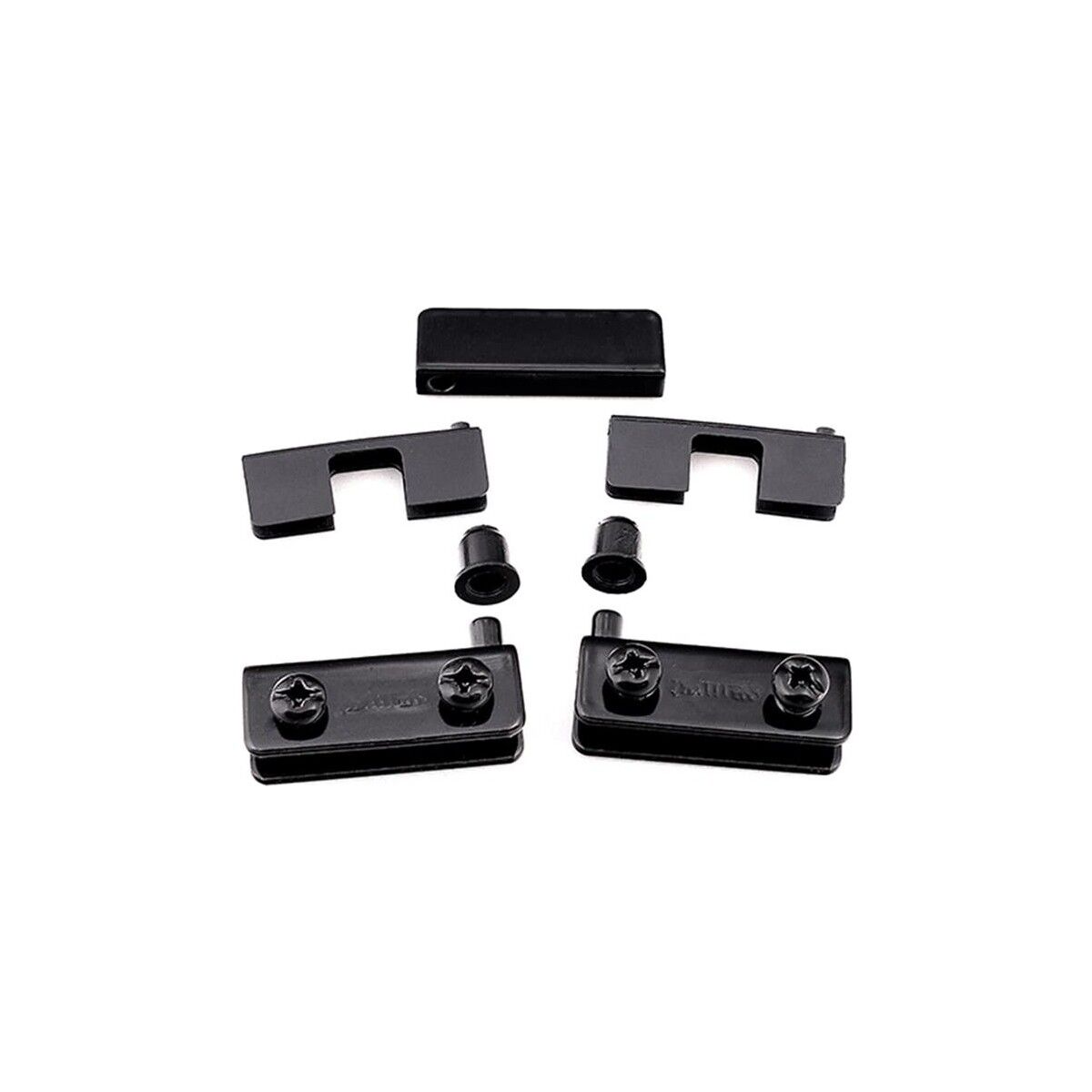 U Tipi Deliksiz Cam Menteşesi Siyah