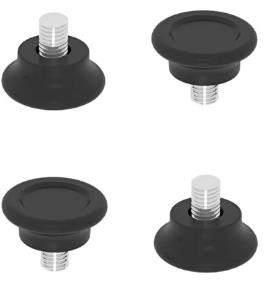 Bingo Küçük Mobilya Ayak Siyah (4 Adet)