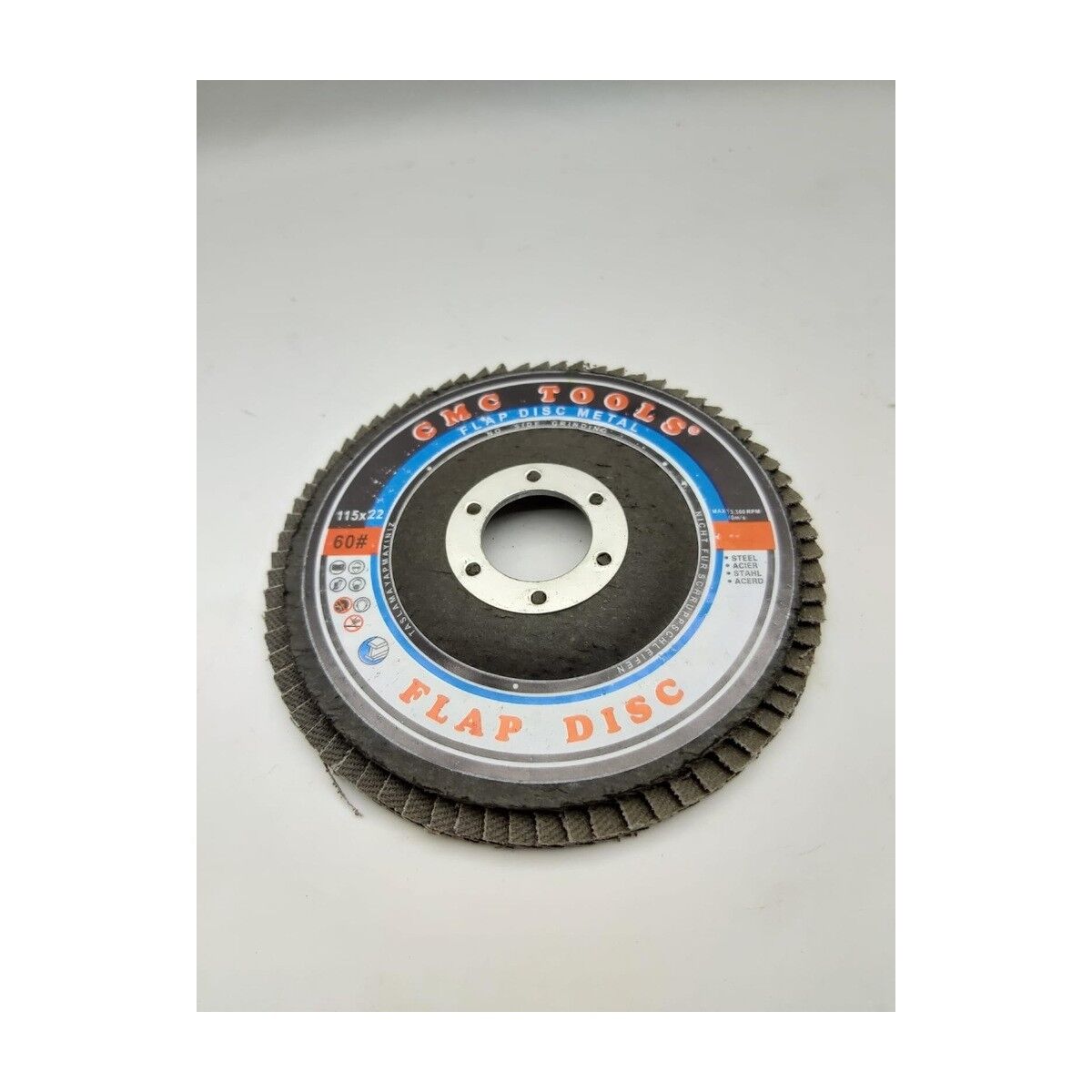 Cmc Metal Ahşap Flap Disk Zımpara 115X22 mm (Zirconia)