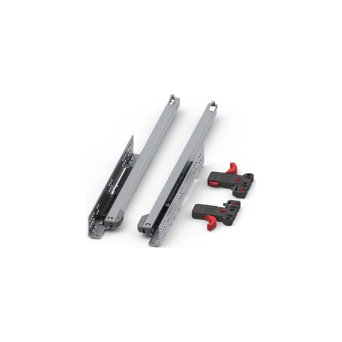 Samet Ultimade Frenli Kısmi Açılım 450 mm Mandallı Çekmece Rayı+Mandal