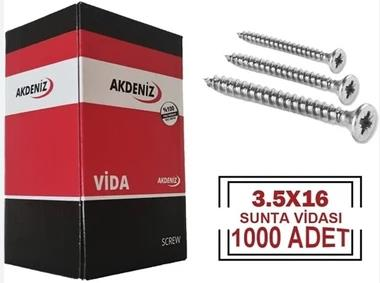 3.5X16 Sunta Vidası 1000 Adet