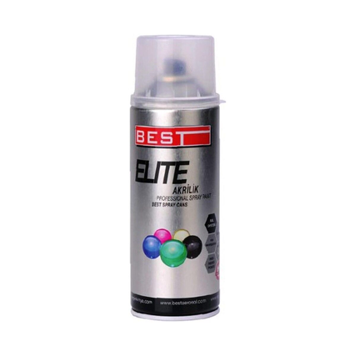 Elite Akrilik Hızlı Kuruyan Profesyonel Sprey Boya 400 ml Kavun Sarı 1028