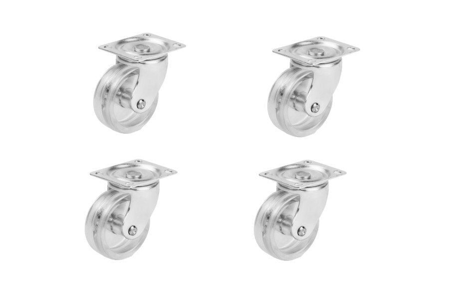 Hırdavatım 28 lik Tablalı Şeffaf Teker (4 Adet)