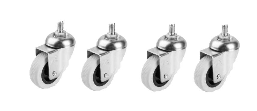 Hırdavatım 50x20 Çift Bilyalı Vidalı Tekerlek (4 Adet)