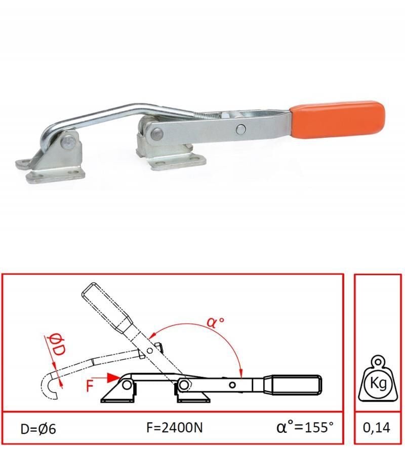 Enigma  1351 C Yatay Taban C Kancalı Klemp (13306 Y)